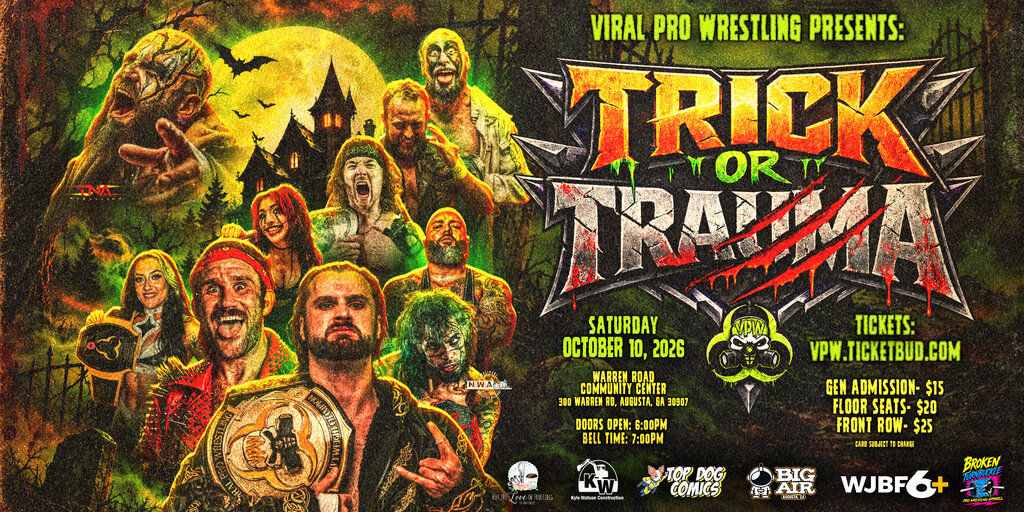 Viral Pro Wrestling: Trick or Trauma Banner