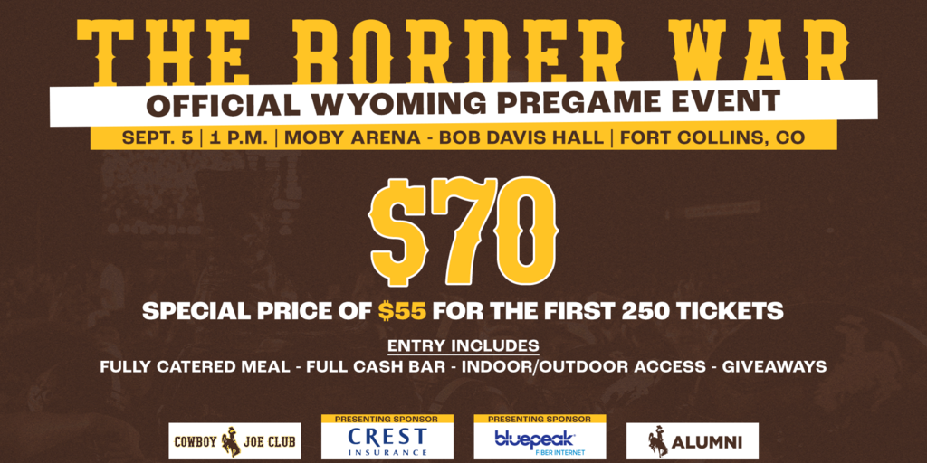 Wyoming Football Pregame Event Banner