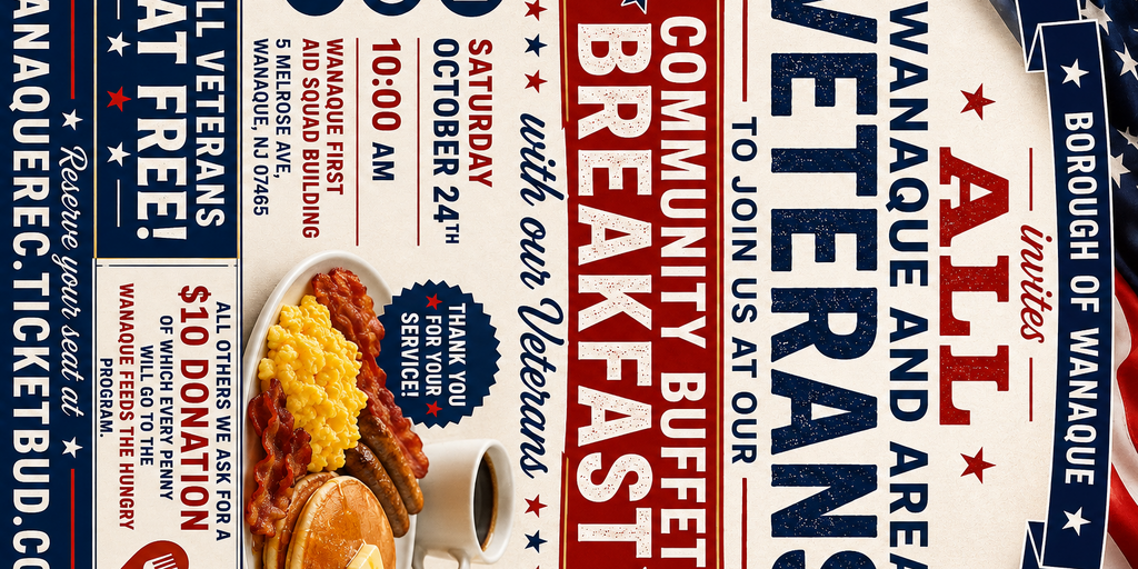Community Breakfast with our Veterans Banner