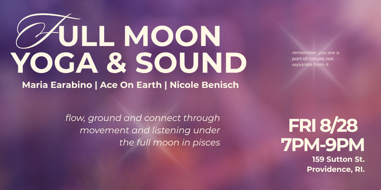 Full Moon Yoga & Sound Journey 