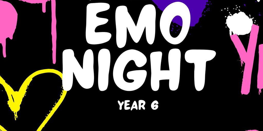 EMO NIGHT Year 6 Banner