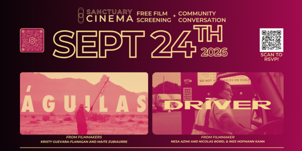 Sanctuary Cinema + Civic Plaza + NMPBS Banner