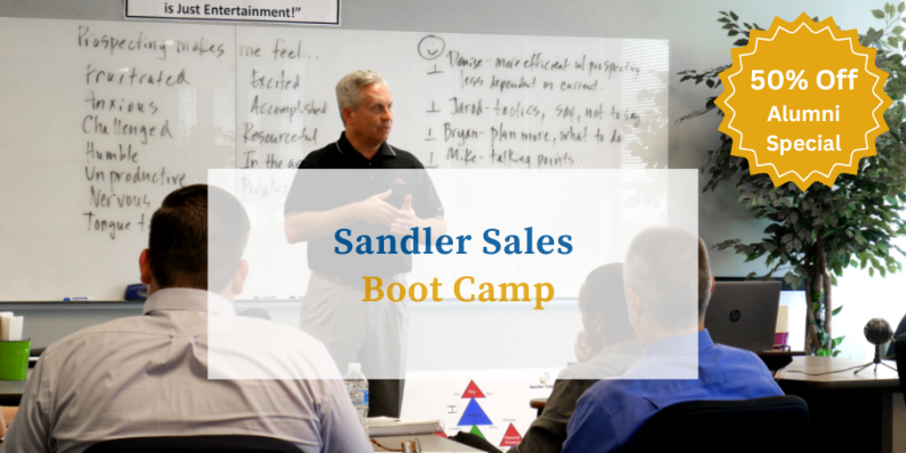 Sandler Boot Camp - Alumni Special  Banner