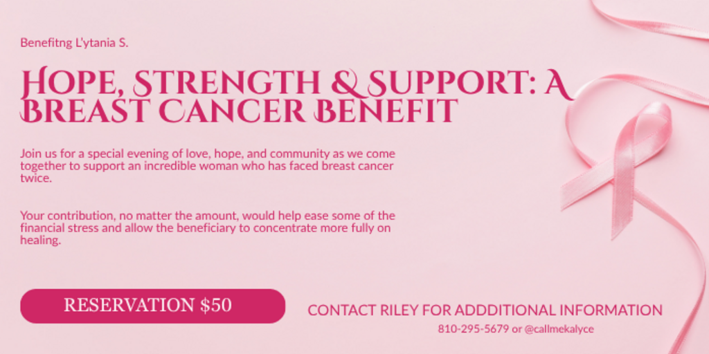 Hope, Strength & Support: A Breast Cancer Benefit Banner