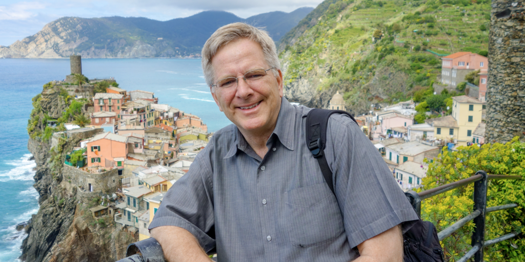 Beyond the Page with Rick Steves (virtual) event Banner