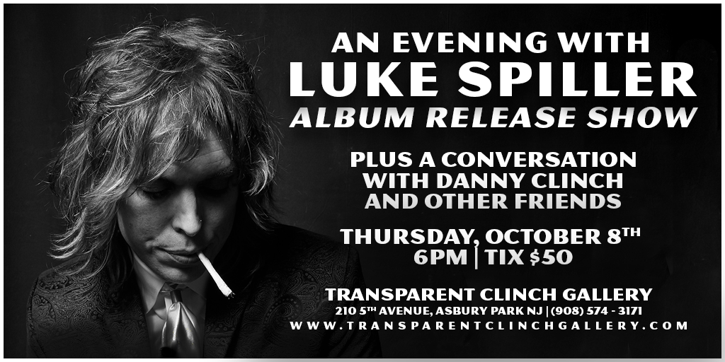 An Evening with Luke Spiller LIVE at the Transparent Clinch Gallery Banner