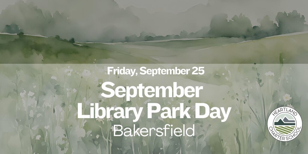 September Library Park Heartland Charter School Banner