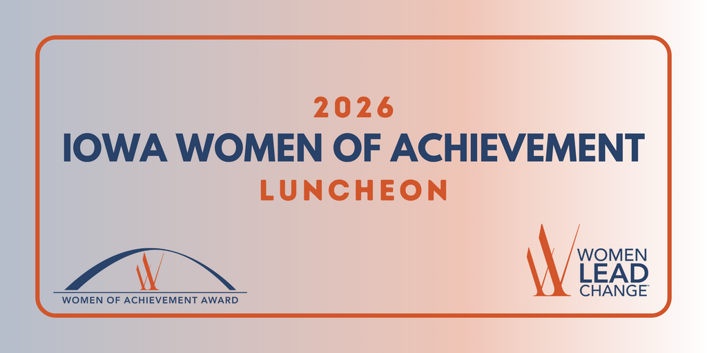 Iowa Women of Achievement Awards Luncheon 2026 Banner