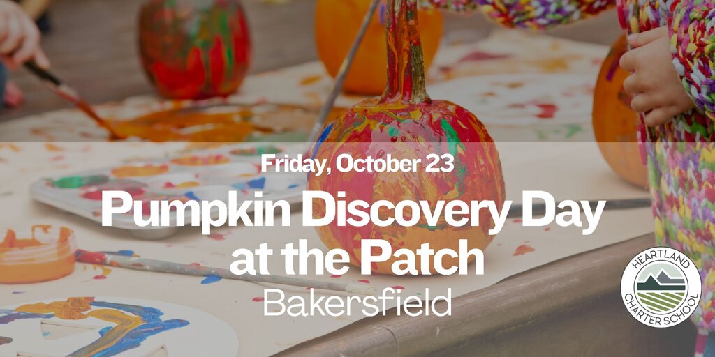 Pumpkin Discovery Day at the Patch- Heartland Charter School Banner