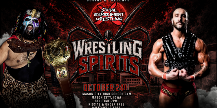 Social X - WRESTLING SPIRITS - Live Pro Wrestling @ Mason City Iowa