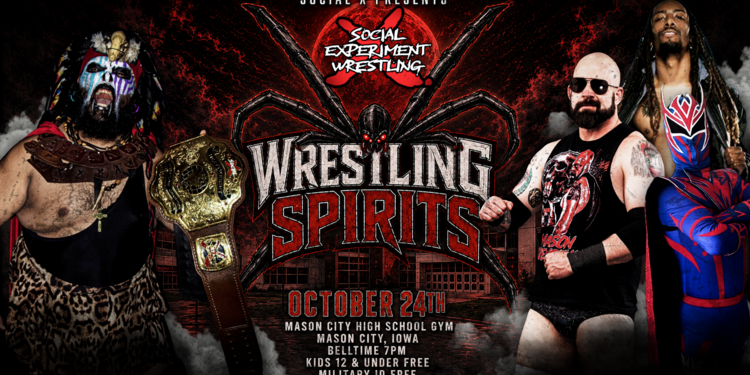 Social X - WRESTLING SPIRITS - Live Pro Wrestling @ Mason City Iowa