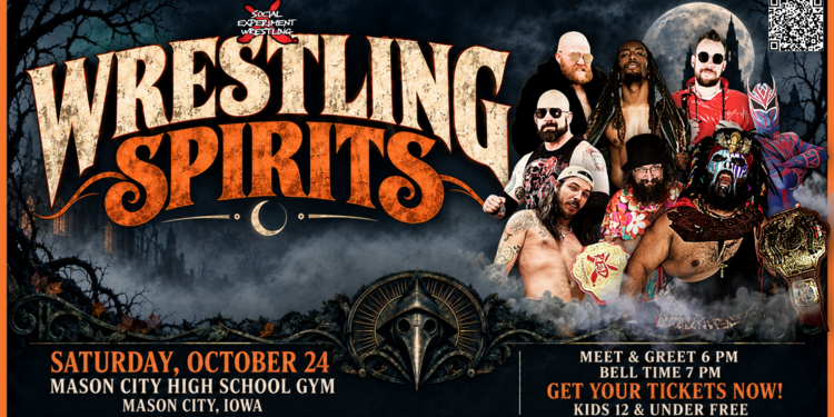 Social X - WRESTLING SPIRITS - Live Pro Wrestling @ Mason City Iowa