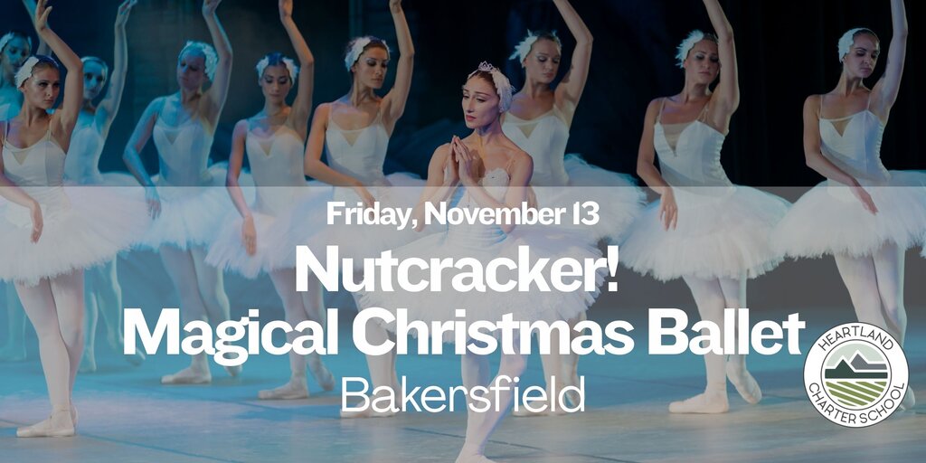 Nutcracker! Magical Christmas Ballet- Heartland Charter School Banner