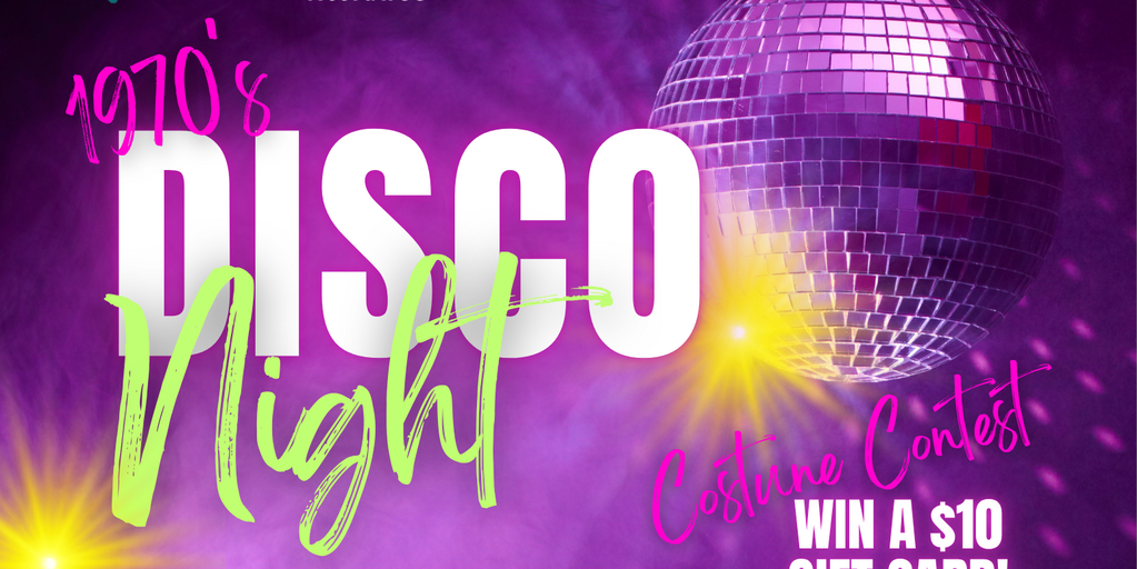1970's Disco Night - Mega Mixer Banner