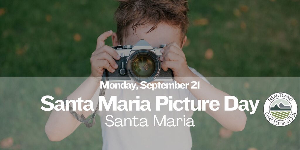 Santa Maria School Picture Day- Heartland Charter School Banner