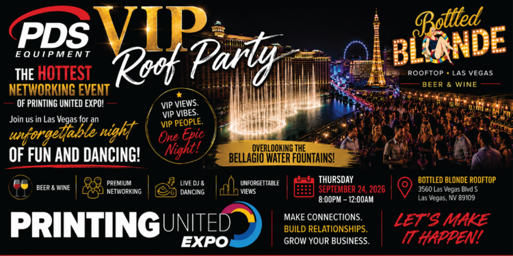 PDS Equipment Printing United VIP event!