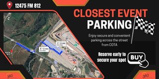 Formula 1 2026 Parking to Circuit of the Americas