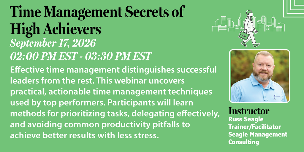 Time Management Secrets of High Achievers Banner