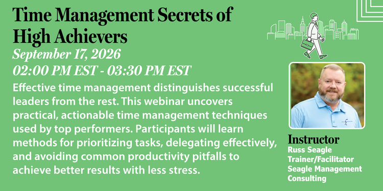 Time Management Secrets of High Achievers