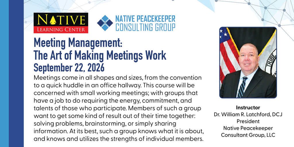 Meeting Management: The Art of Making Meetings Work Banner