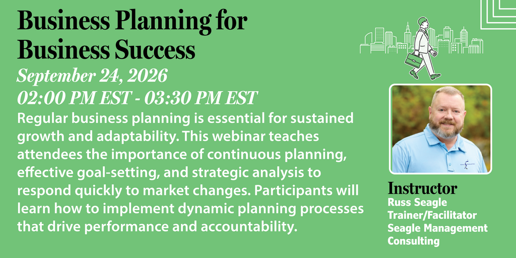Business Planning for Business Success Banner