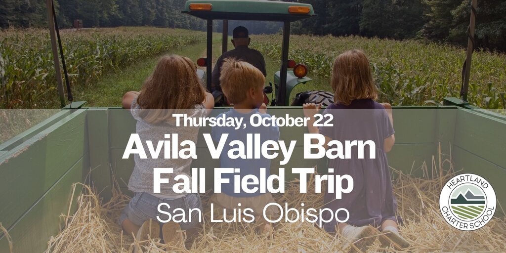 Avila Valley Barn Fall Field Trip- Heartland Charter School Banner