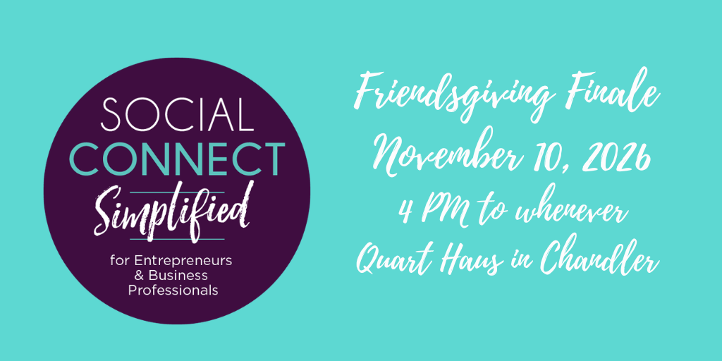 Social Connect Friendsgiving Finale November 10, 2026 Banner