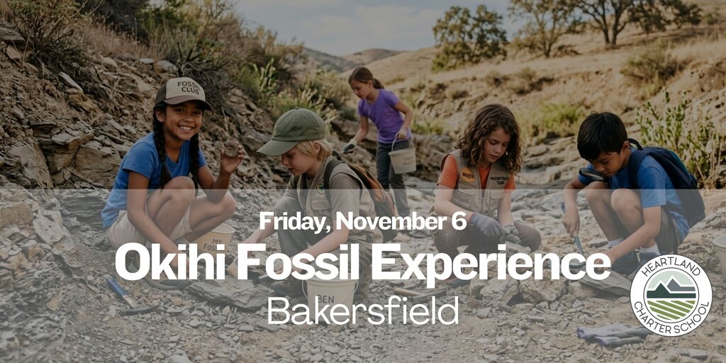 Okihi Fossil Experience- Heartland Charter School Banner