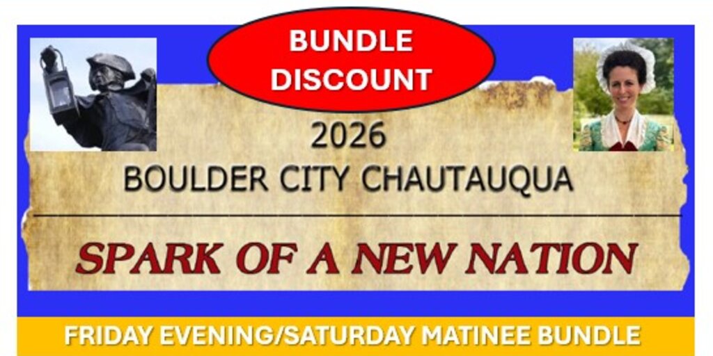 Boulder City Chautauqua - Paul Revere / Martha Washington Bundle Banner