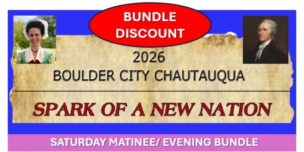 Boulder City Chautauqua - Martha Washington / Alexander Hamilton Bundle Banner