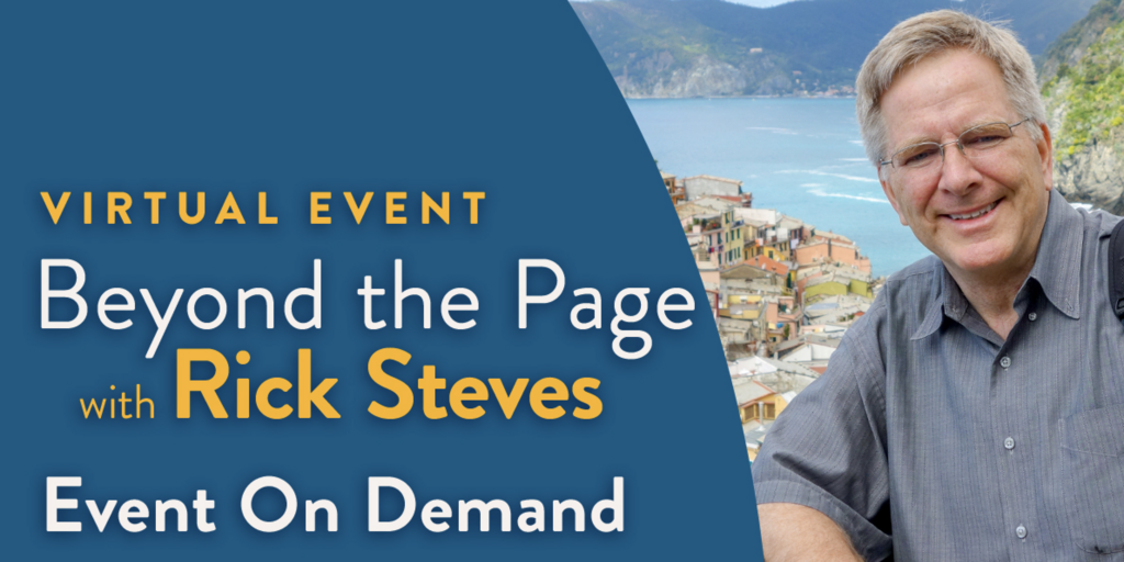 Beyond the Page with Rick Steves Event On Demand Banner