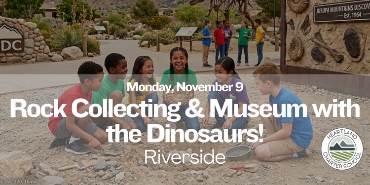 Rock Collecting & Museum with the Dinosaurs!- Heartland Charter School
