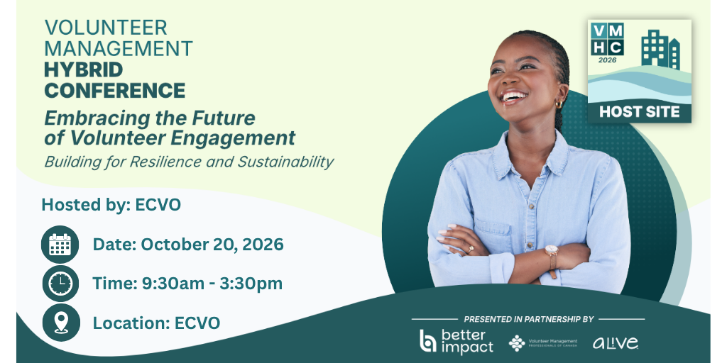 Volunteer Management Hybrid Conference 2026 - Edmonton Banner