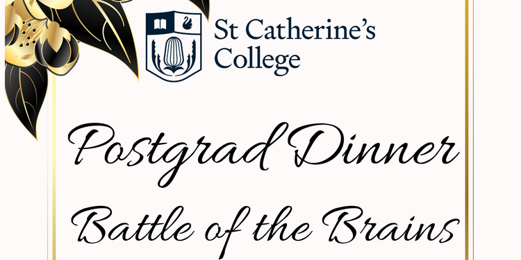 Postgrad Dinner - Sem II 2026: Battle of the Brains