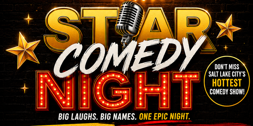 9/4 Star Comedy Night, WISEGUYS Salt Lake City Banner