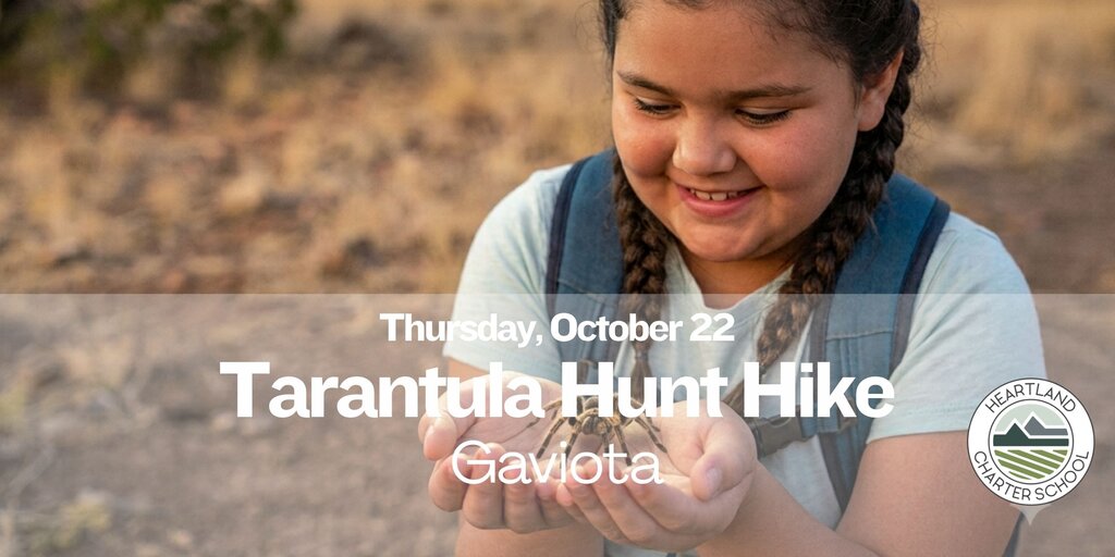 Tarantula Hunt Hike- Heartland Charter School Banner
