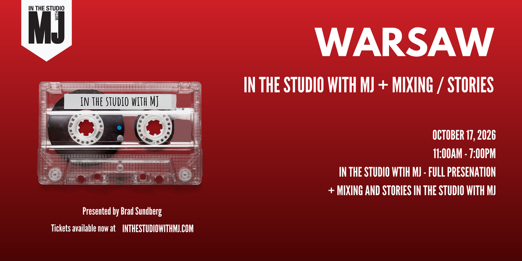 In The Studio With MJ - Warsaw Banner