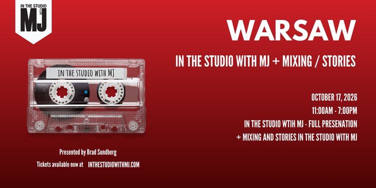 In The Studio With MJ - Warsaw