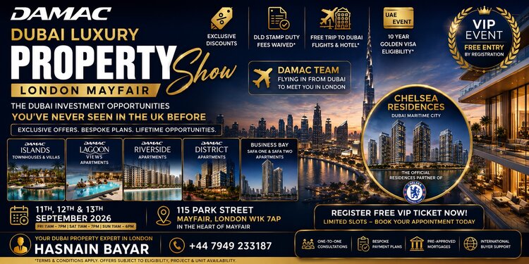 Dubai Property Expo London 2026 | Buy Dubai Property, Villas & Apartments