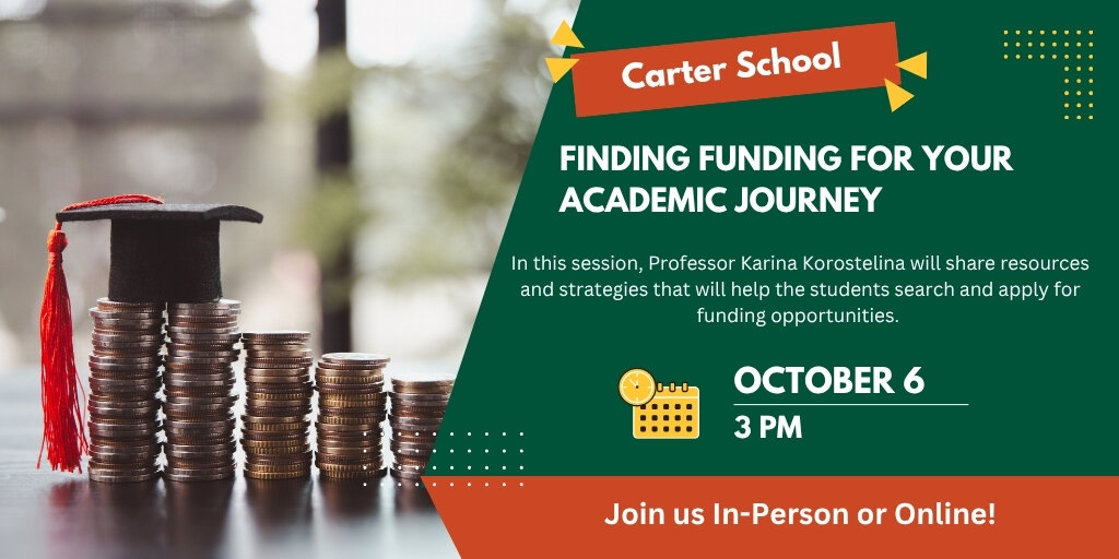 Finding Funding for your Academic Journey Banner