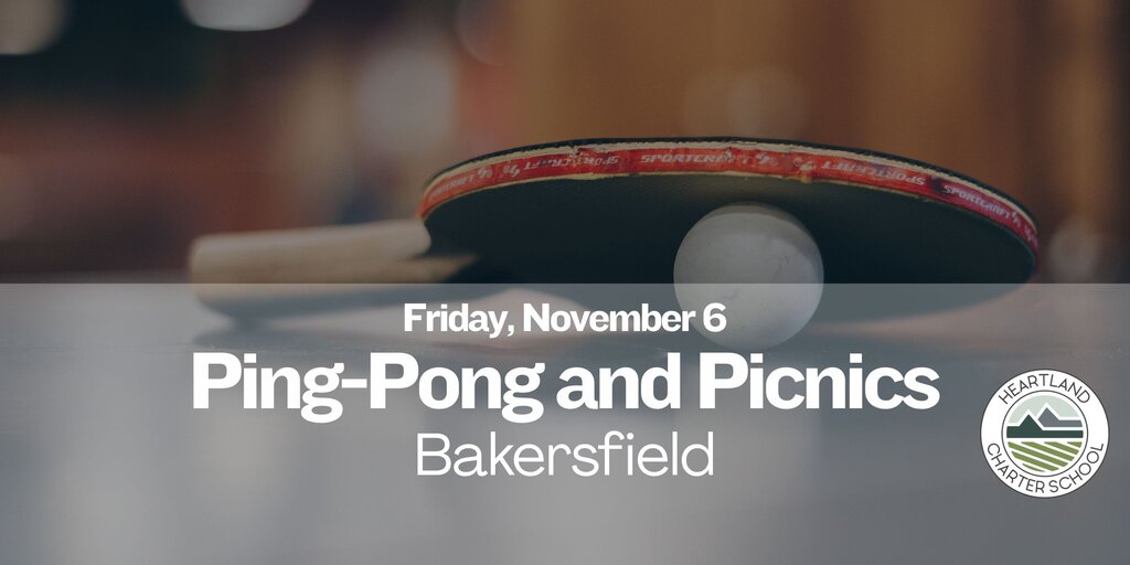 Ping-Pong and Picnics- Heartland Charter School Banner