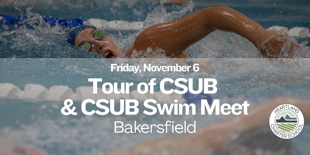 Tour of CSUB & CSUB Swim Meet- Heartland Charter School Banner