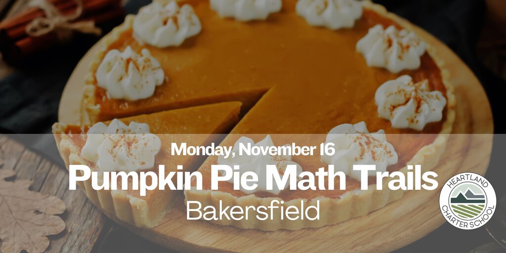 Pumpkin Pie Math Trails- Heartland Charter School Banner
