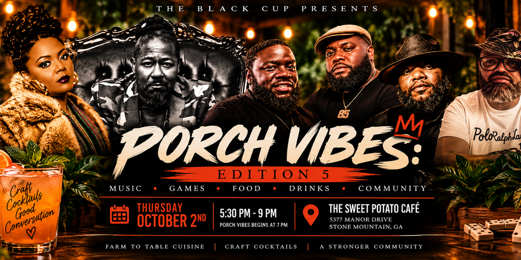 First Fridays: Porch Vibes October Banner