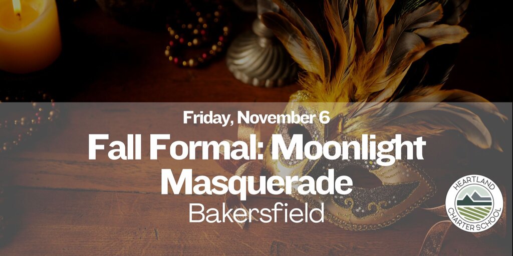 Fall Formal: Moonlight Masquerade- Heartland Charter School Banner
