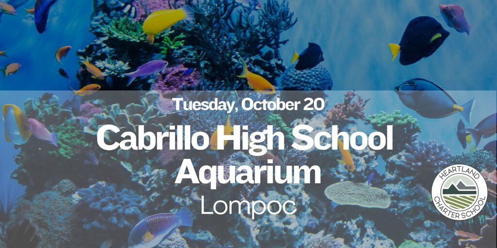 Cabrillo High School Aquarium- Heartland Charter School Banner