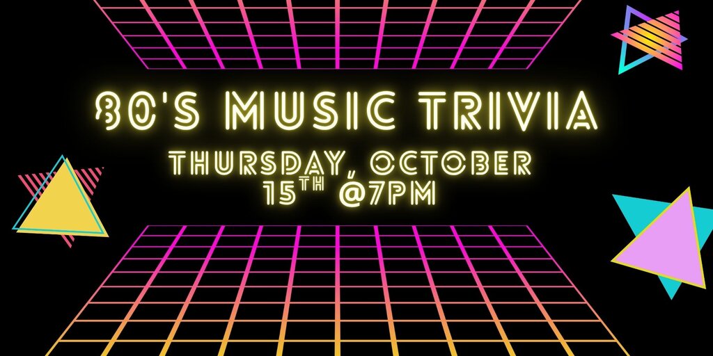 80s Music Trivia Banner