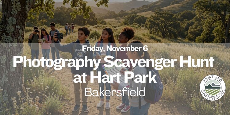 Photography Scavenger Hunt at Hart Park- Heartland Charter School