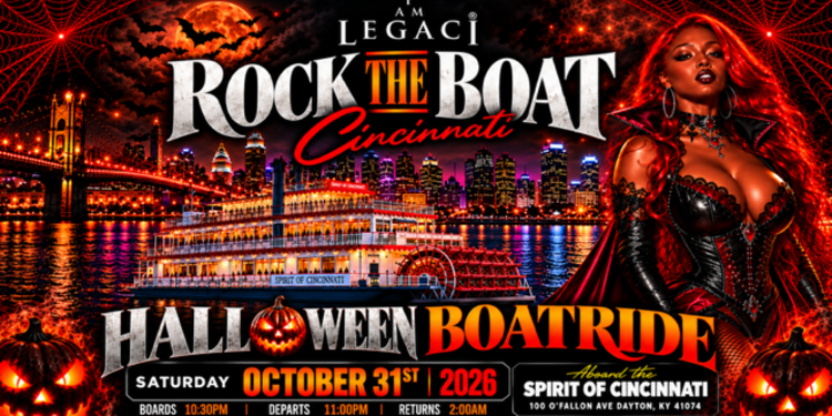 ROCK THE BOAT CINCINNATI ANNUAL HALLOWEEN BOAT RIDE 2026