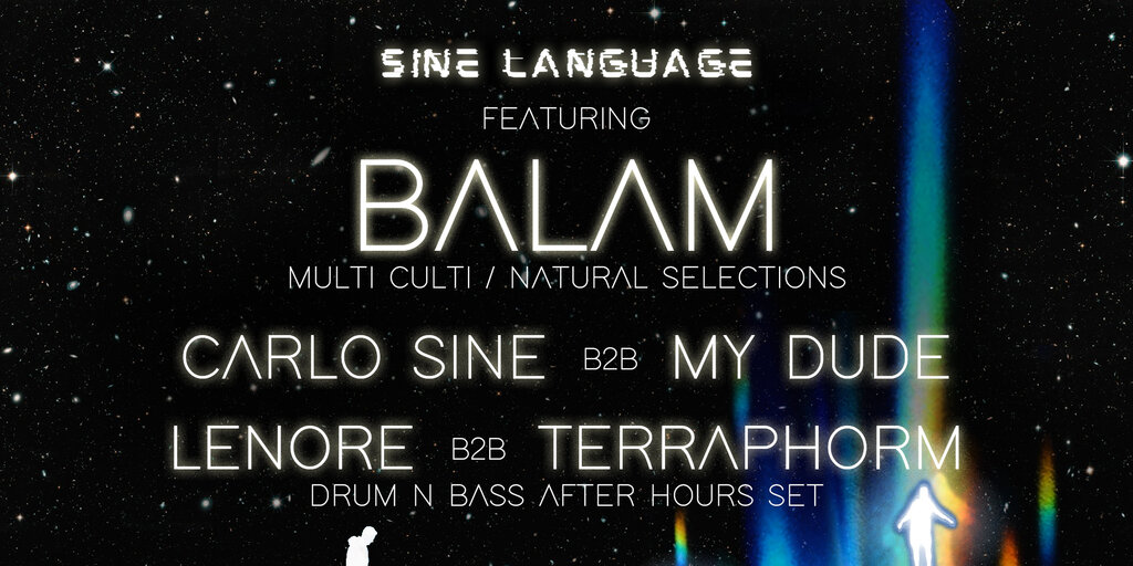 Sine Language - w/ Balam  Banner